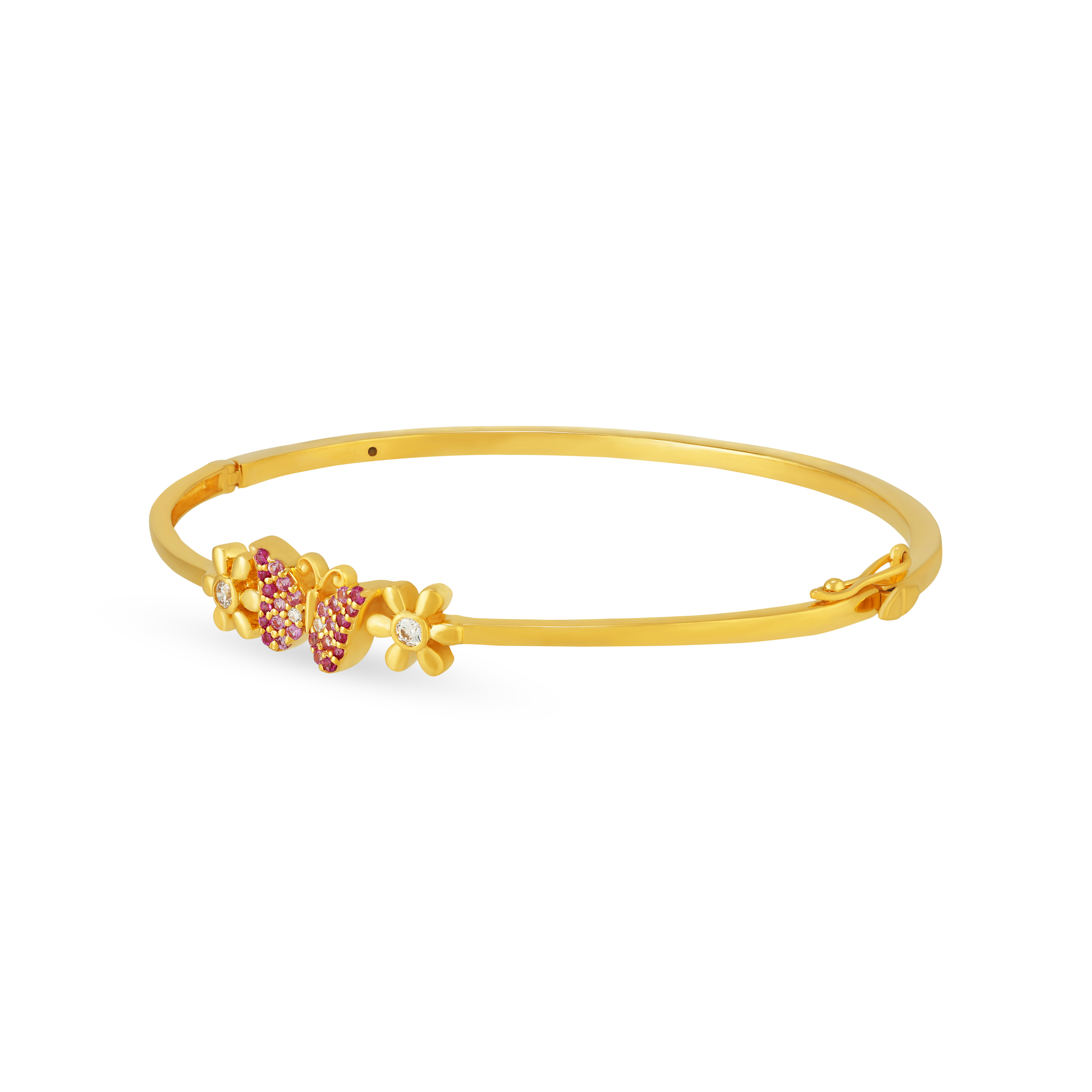 Buy Floral Fiesta Butterfly Gold Bracelet - Nature Collection|GRT 
