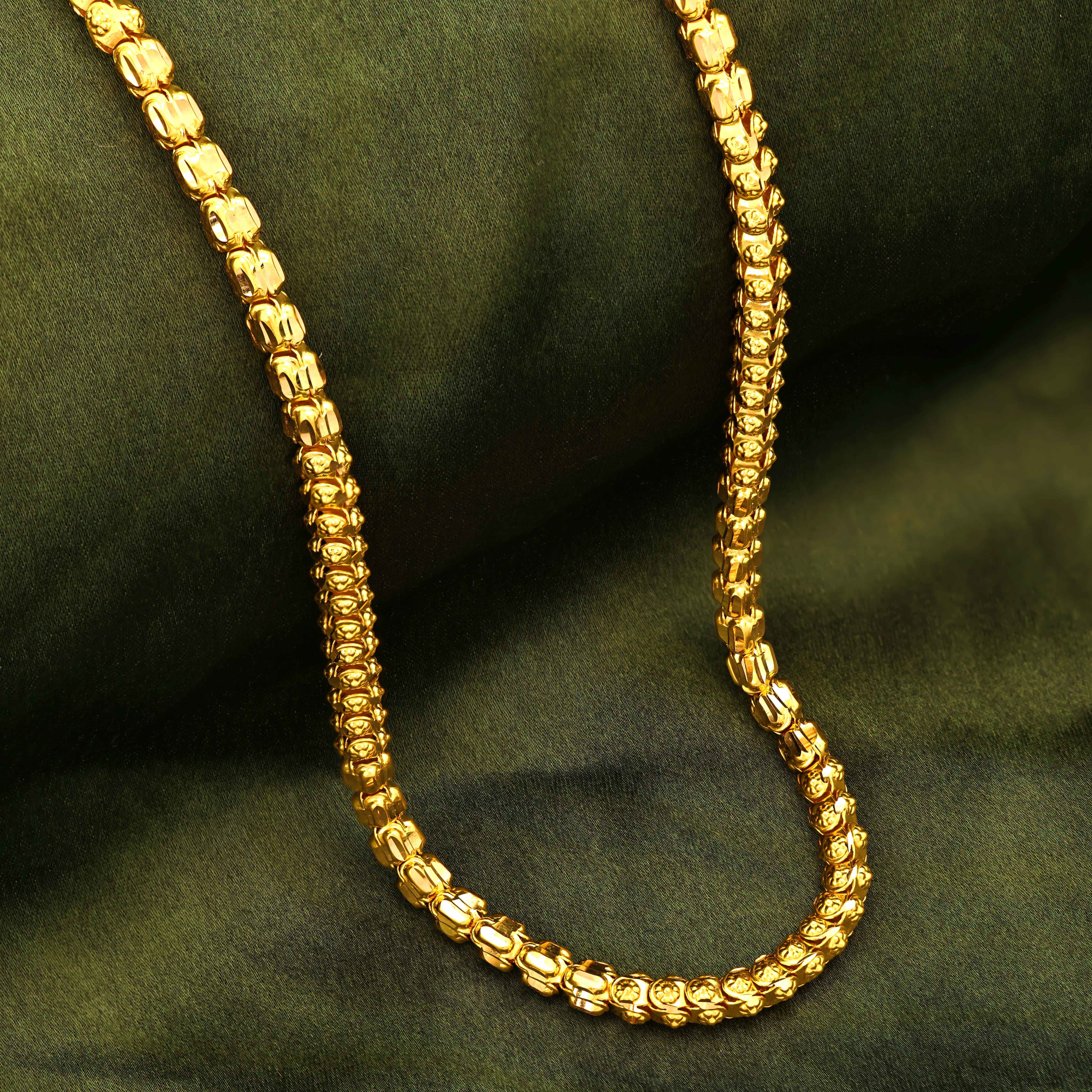 Gold Chain Module Buy Majestic Link Gold Chain | GRT Jewellers
