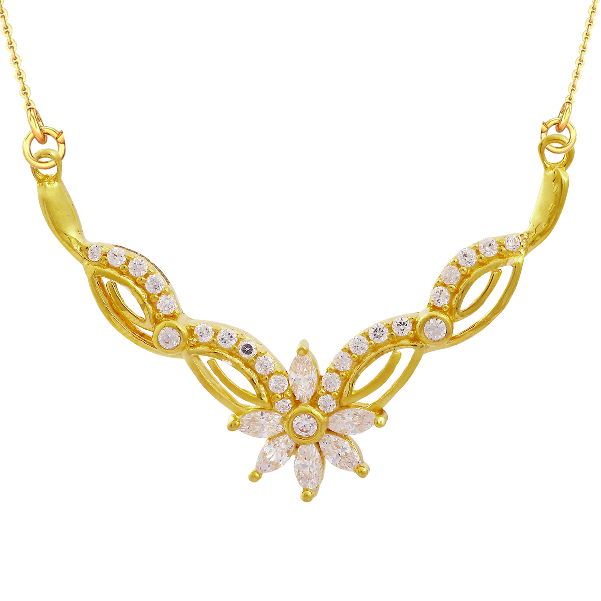 Oriana Flower Cuff, Gold main image 1