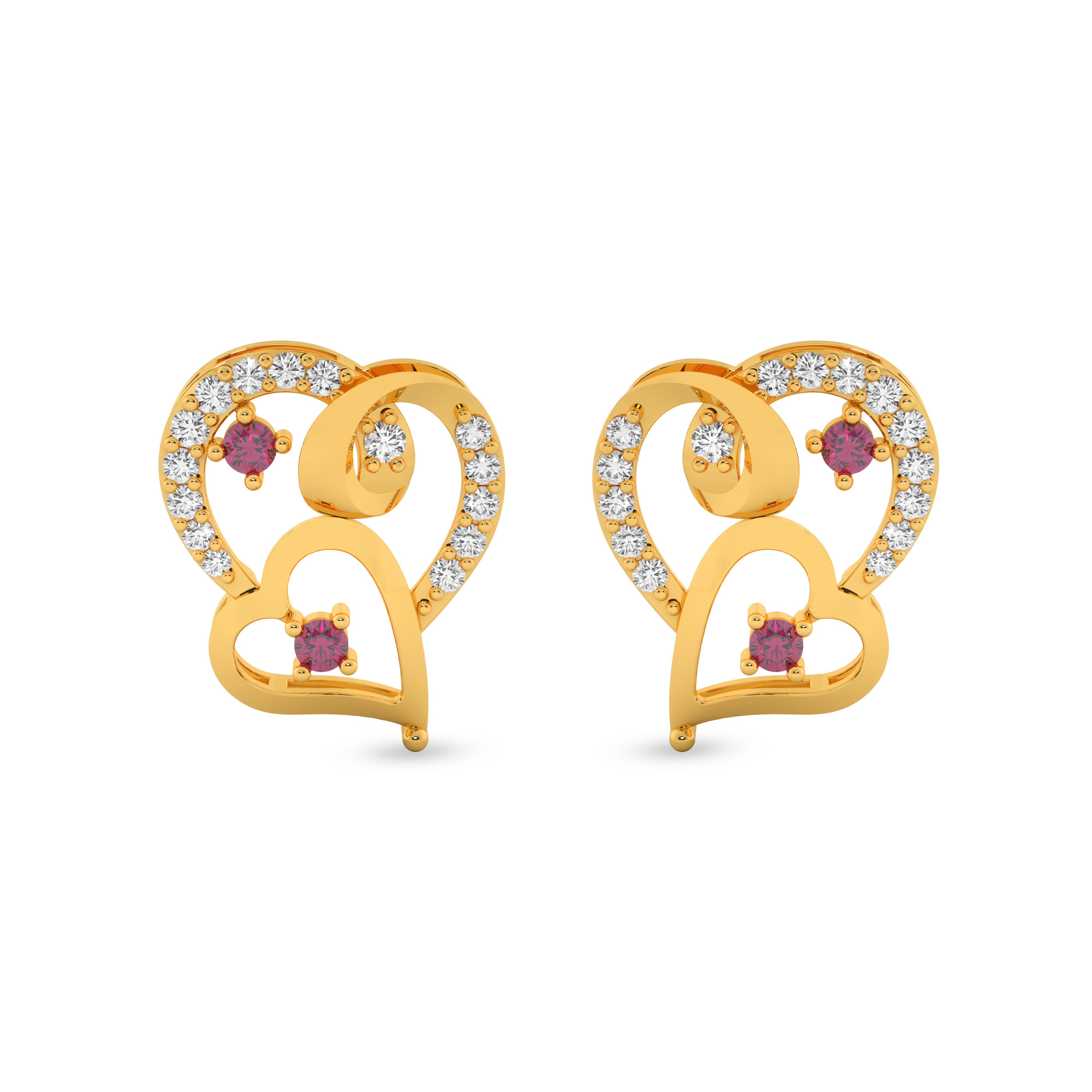 Mutual Feelings Earrings - Gold