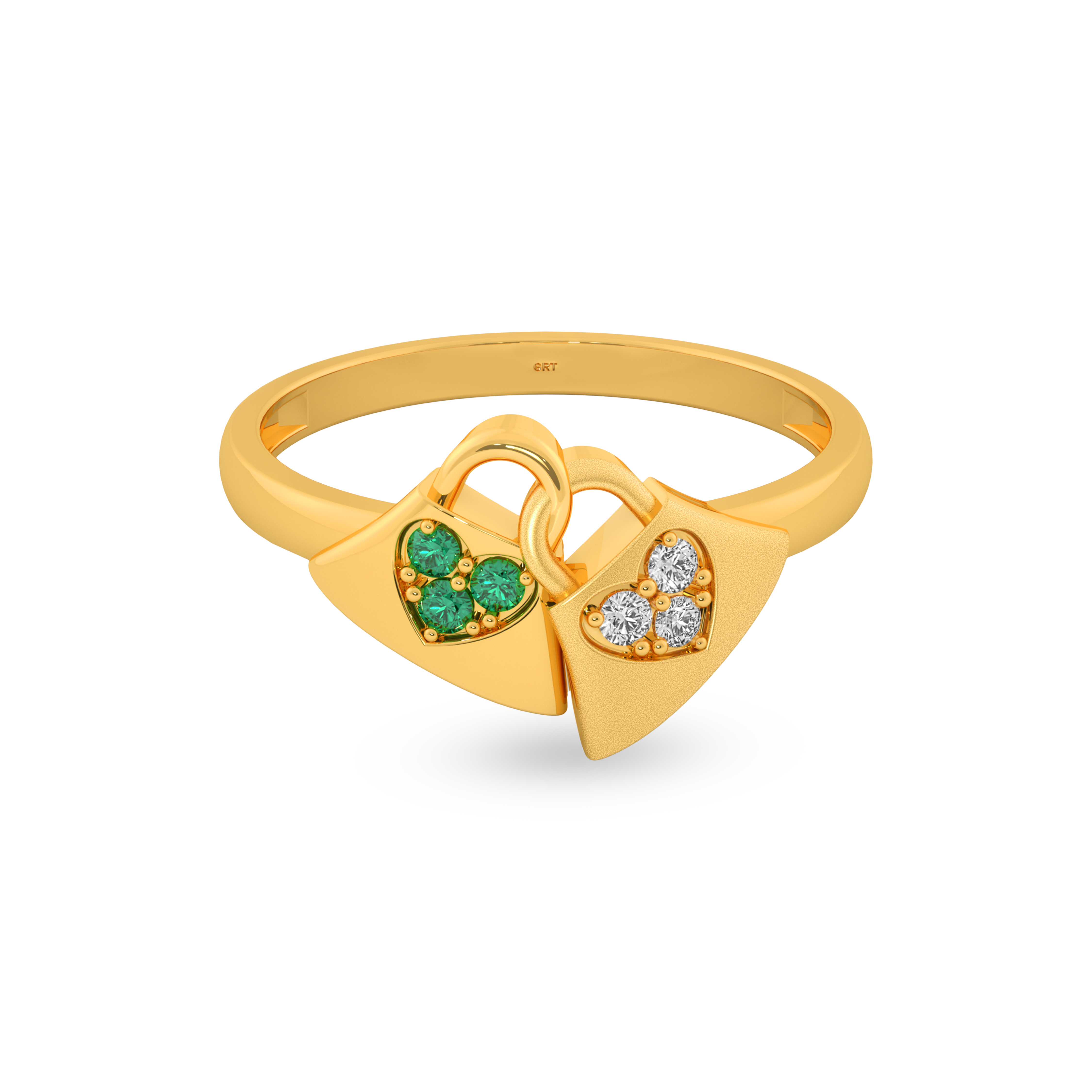 Shop Magical Interlocked Gold Rings at GRT Jewels | Exquisite Casual ...