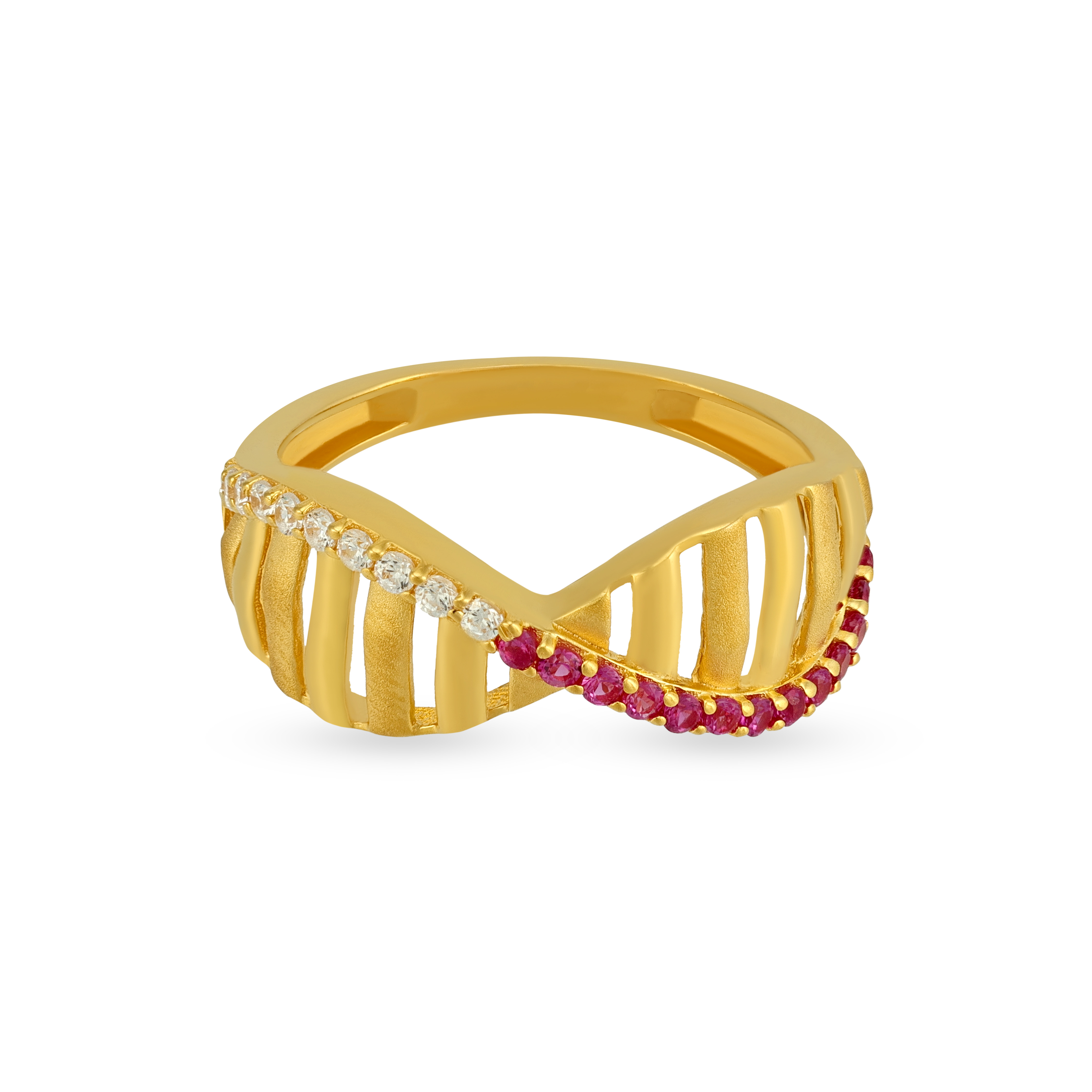 Grt Function Rings Buy Artistic Infinity Inspired Gold Ring |GRT Jewellers