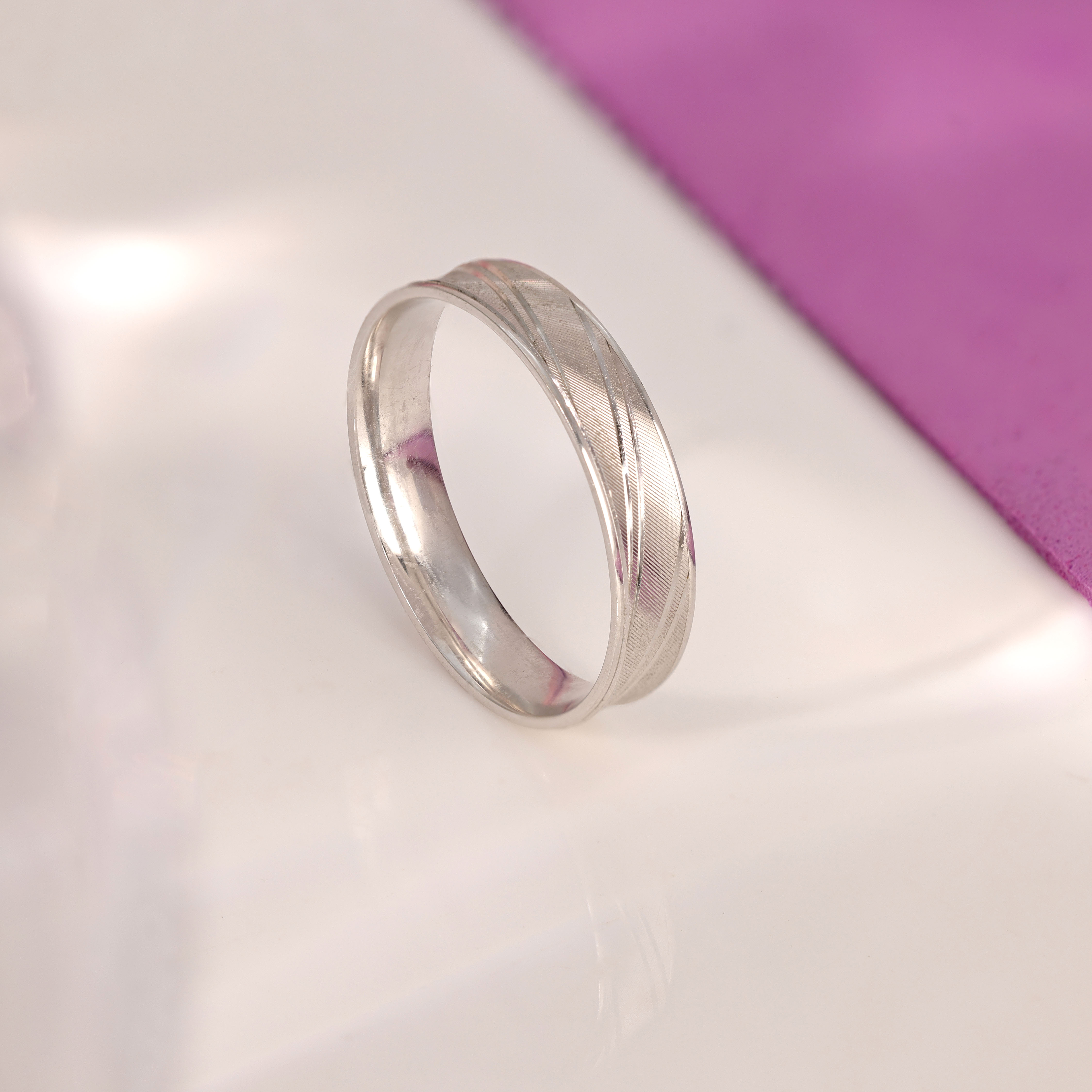 Grt Function Rings Buy Classic Crossline Platinum Ring | GRT Jewellers