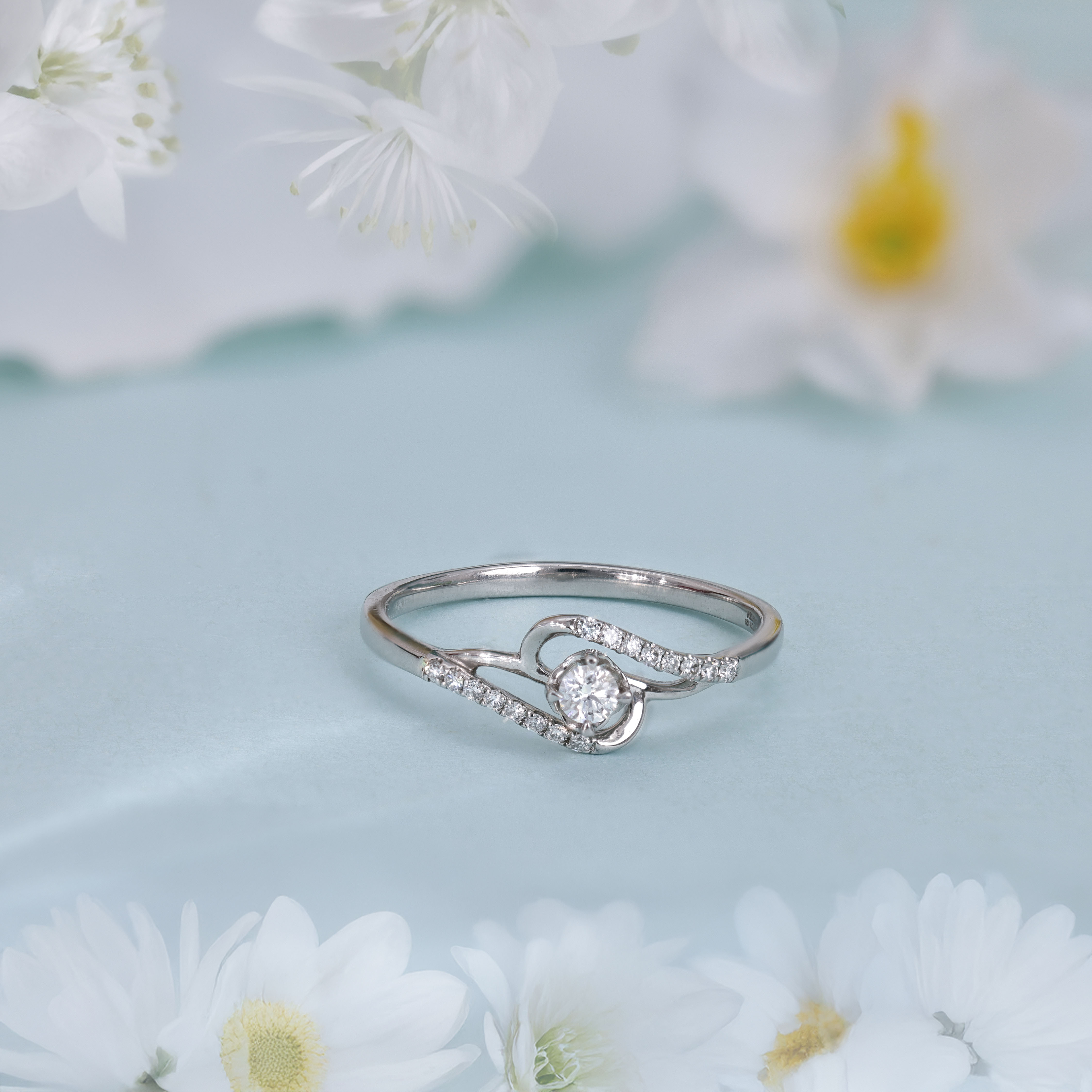 Grt Function Rings Buy Refined Flow Platinum Ring | GRT Jewellers