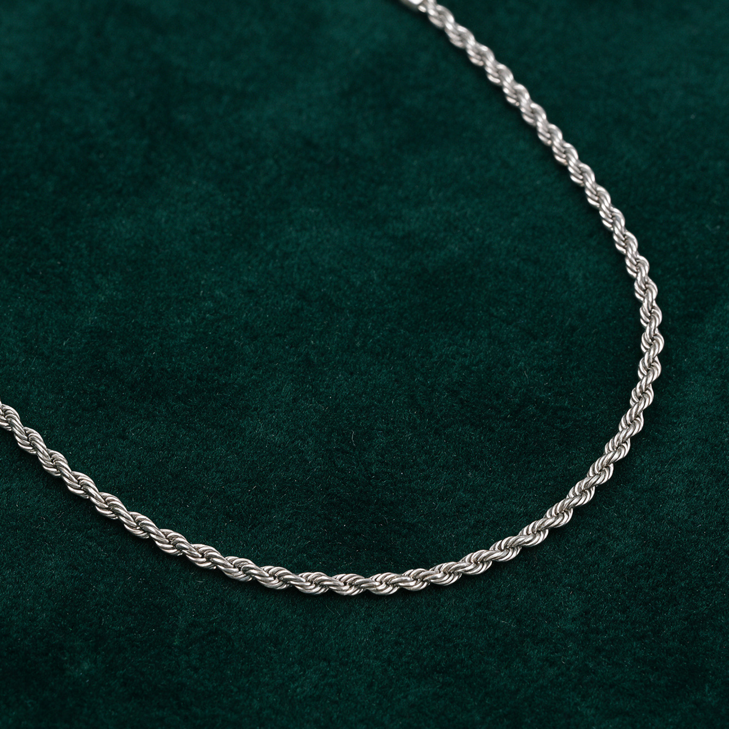 Buy Modern Platinum Woven Rope Chai | GRT Jewellers