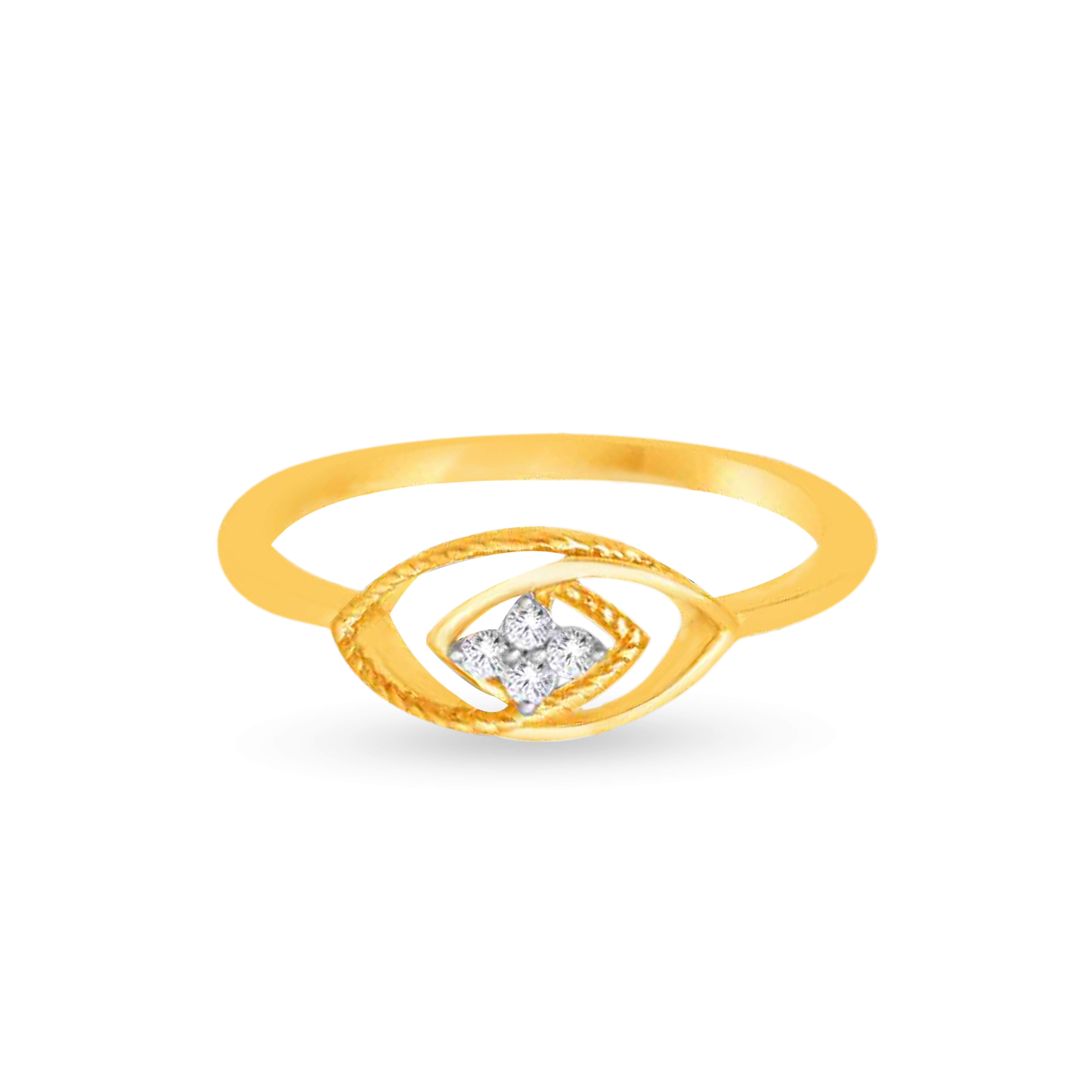 Fancy Interlinked Dew Drop Diamond Ring Customization 736A001329-1