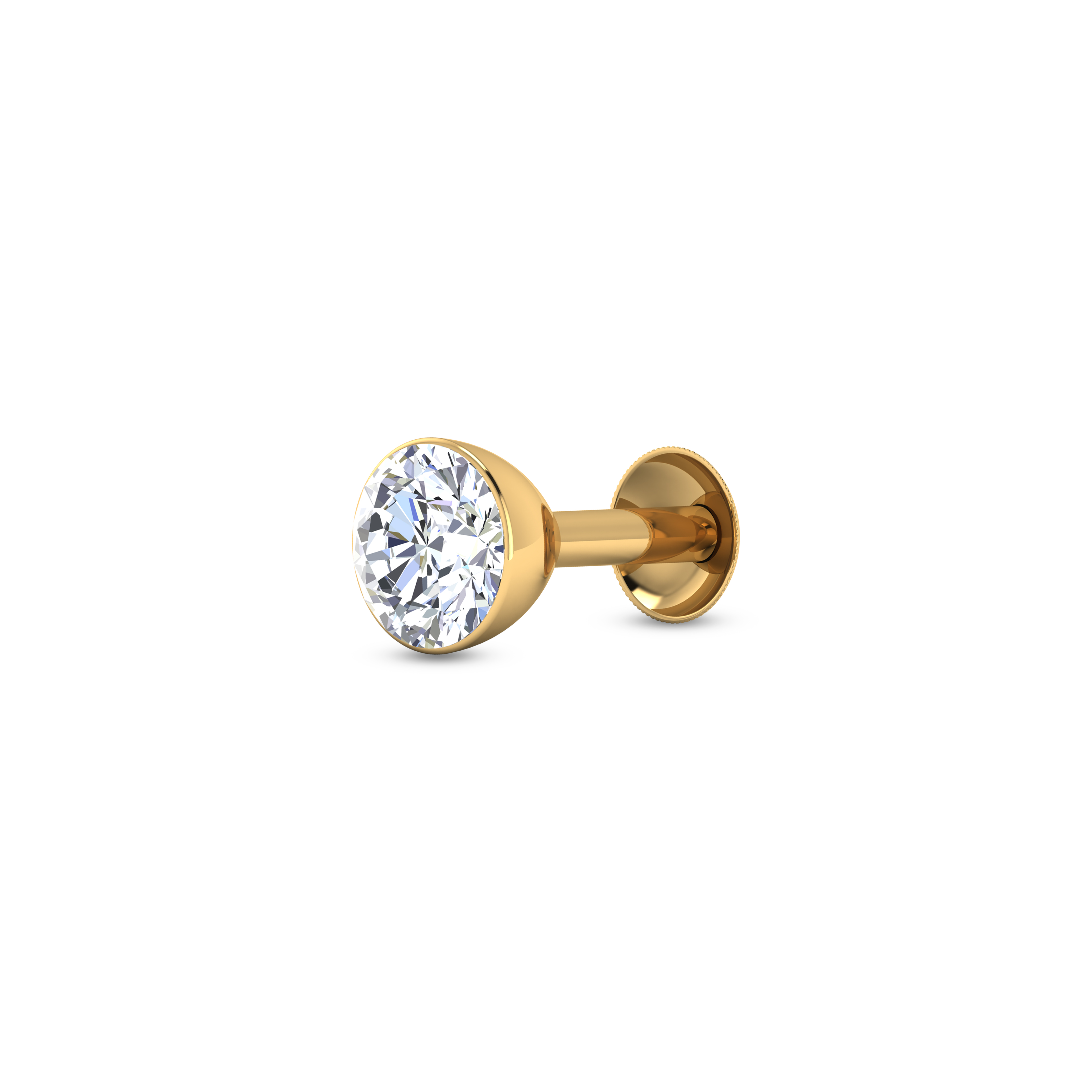 Gold Nosepin Grt Jewellers Diamond Nose Pin Price Nose Ring In Grt