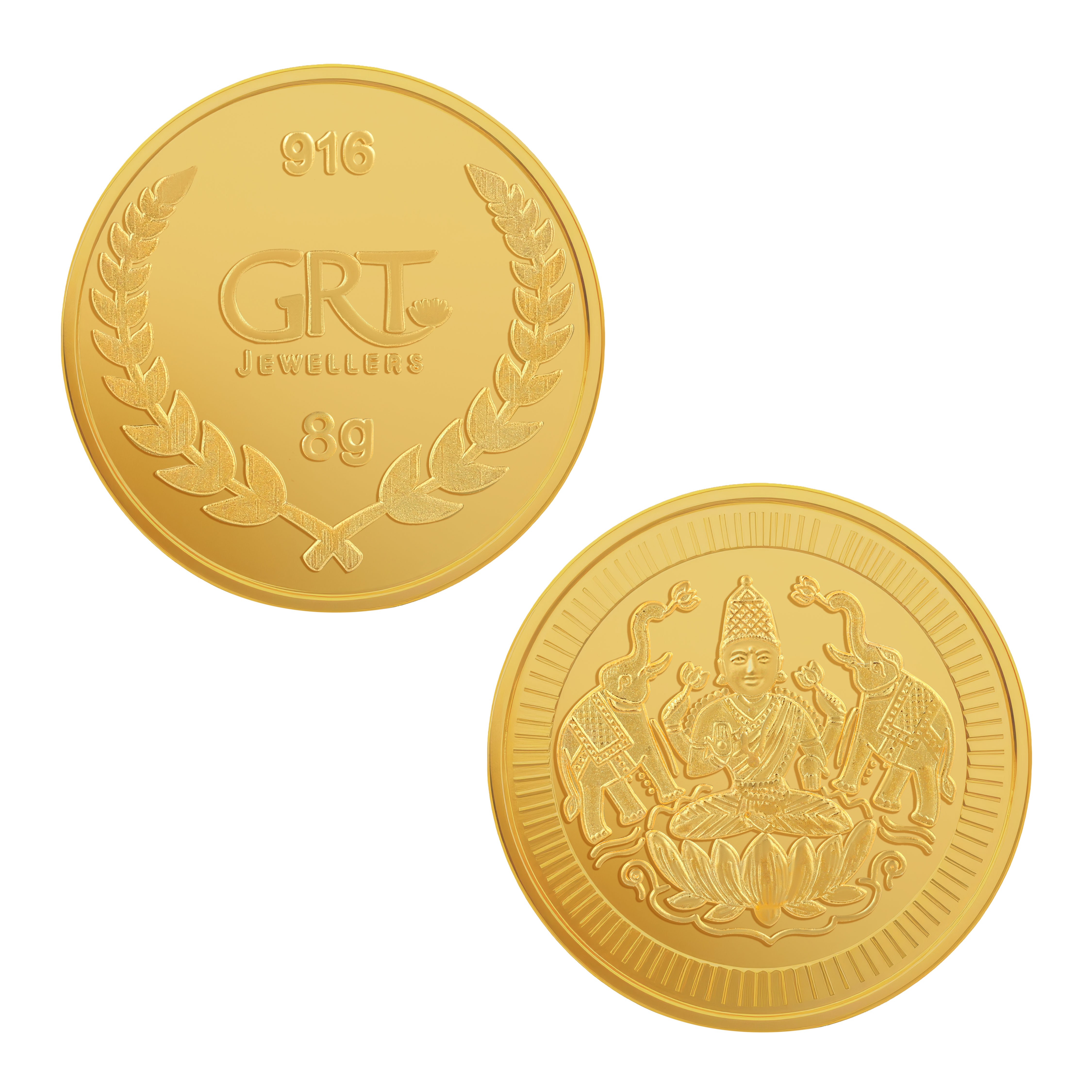 1 Gram Gold Rate Gold Coin Grt Gold Near Me Buy 22KT Ganesha Gold Coin GRT