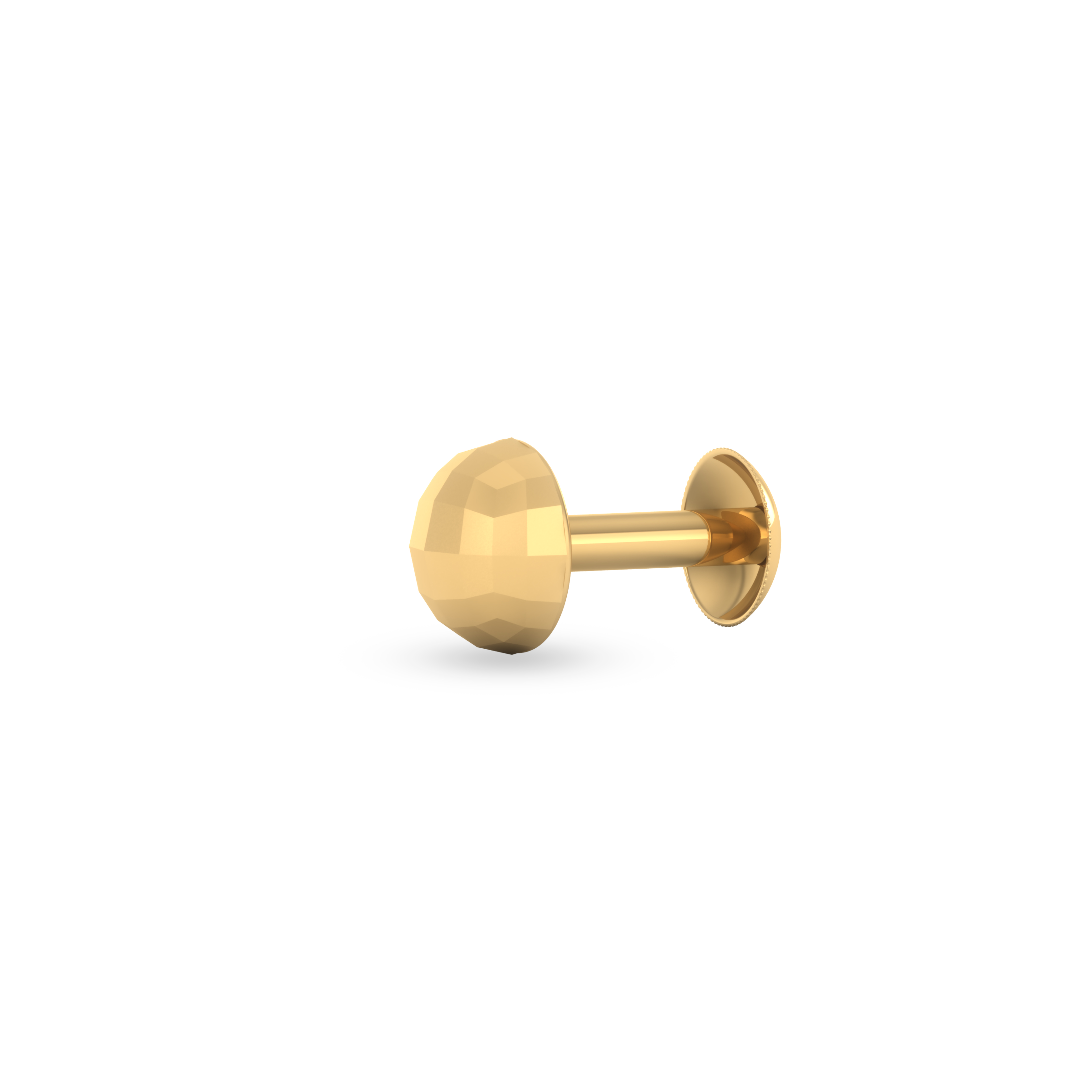 Sara Gold Tone Silver Nosepin
