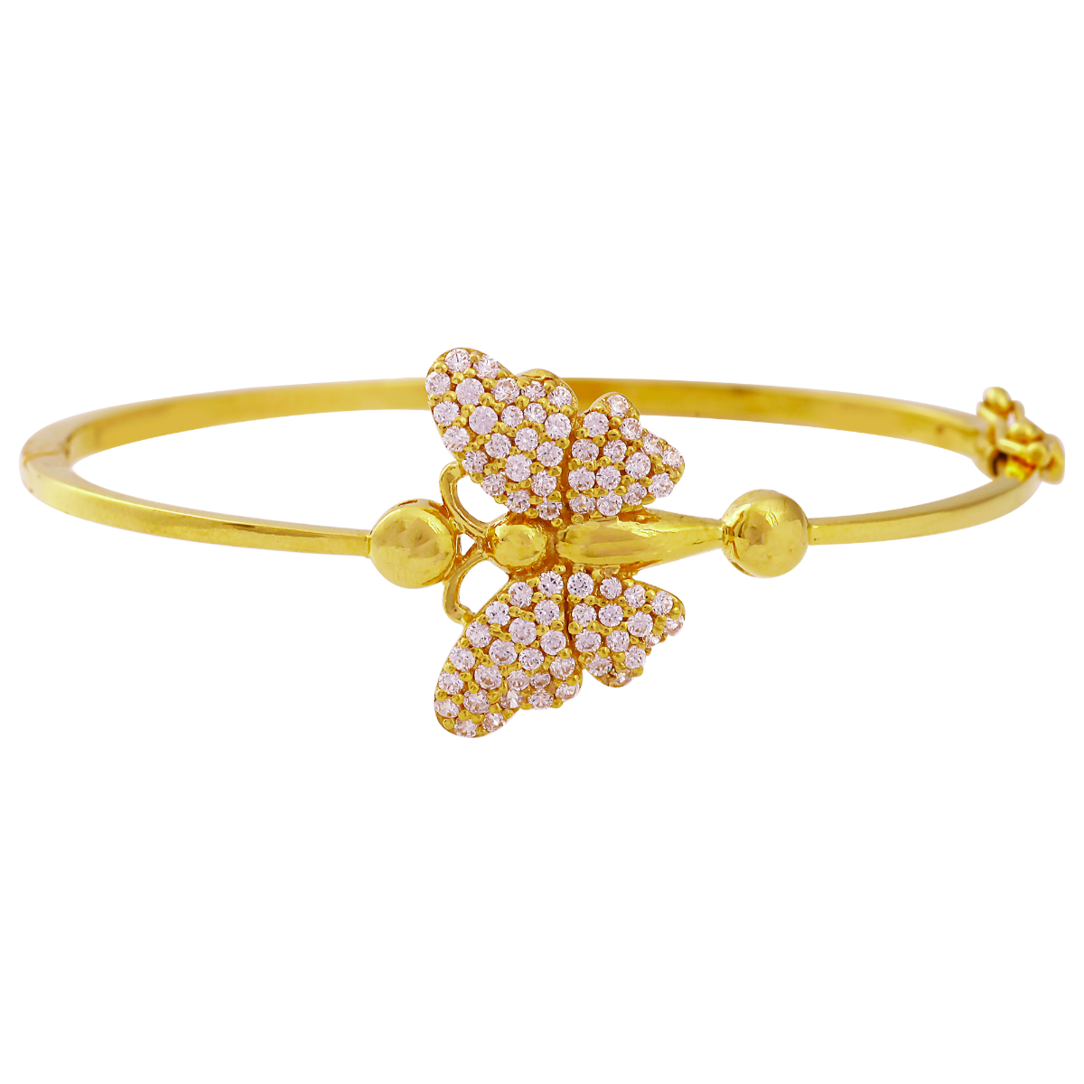 Buy Love Butterfly Baby Gold Bracelet Online India