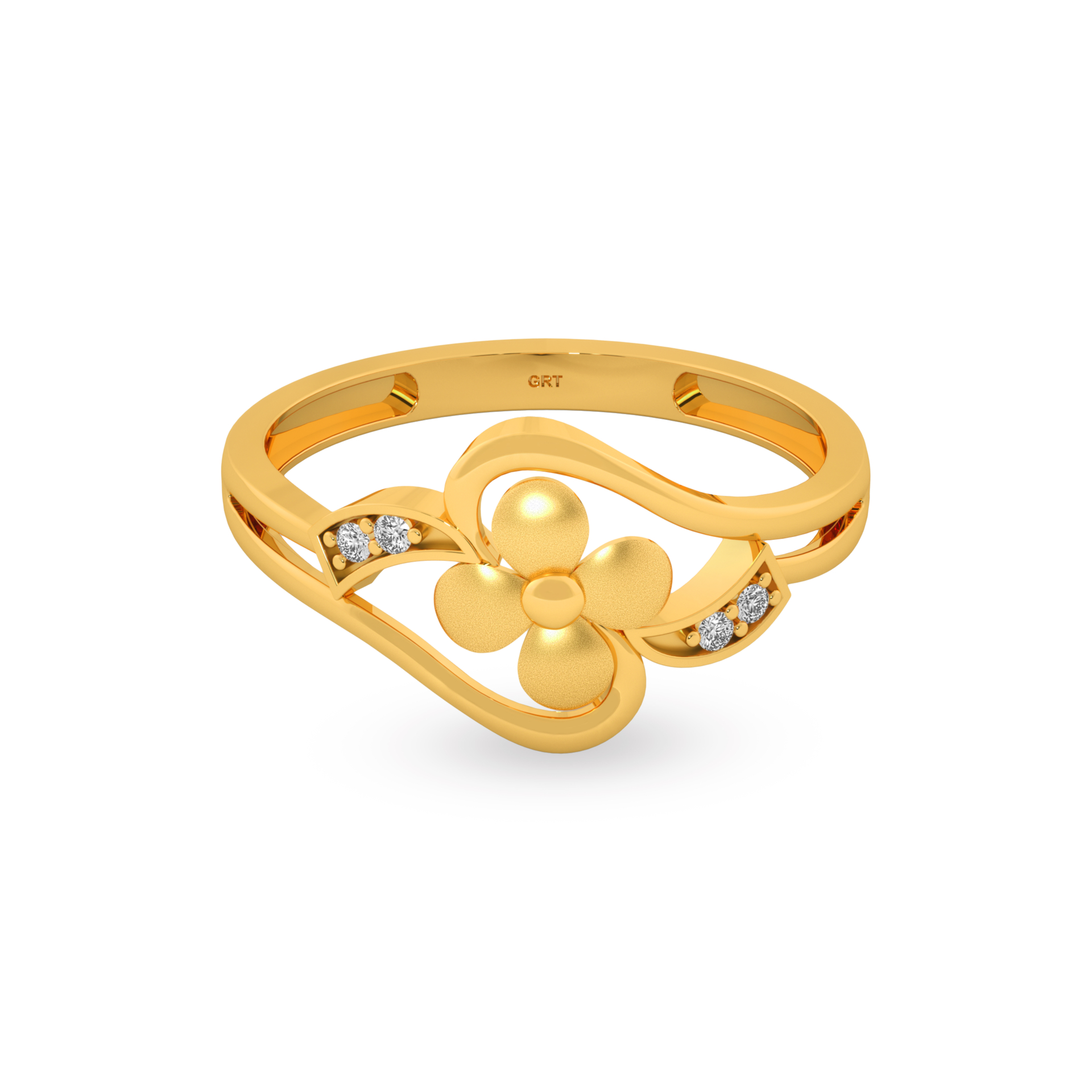 Gold ring for women store in grt