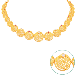 Gold Necklace 102A262425