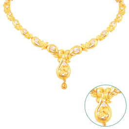 Gold Necklace 102A262435