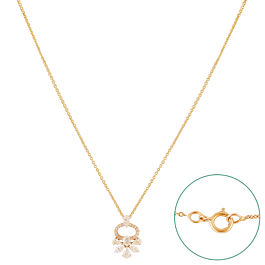 Mesmerizing Pretty Floral Diamond Necklaces