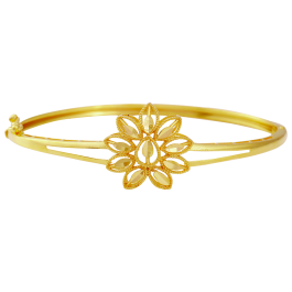 Awesome Enchanting Floral Gold Bracelet