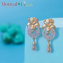 Majestic Mouval Collection Gold Earrings