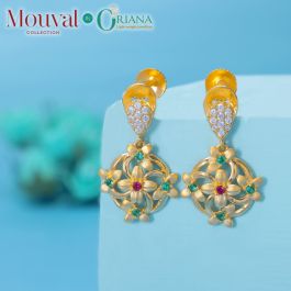 Charming Mouval Collection Gold Earrings