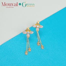 Opulent Mouval Collection Gold Earrings