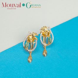 Splender Mouval Collection Gold Earrings