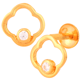 Gold Earrings 135A833086