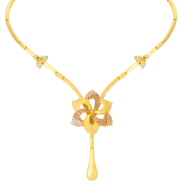 Ethereal Floral Gold Necklaces