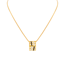 Stylish Geometric Pattern Gold Necklaces