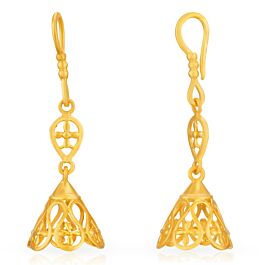 Attractive Swrily Gold Earrings
