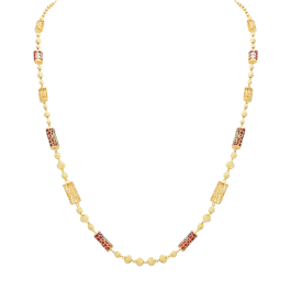 Trendy Enamel Coated Gold Necklaces