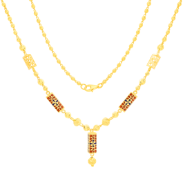 Beautiful Enamel Coated Gold Necklaces