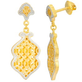 Bewitching Shiny Gold Earrings