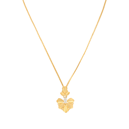 Alluring Semi Floral Gold Necklaces