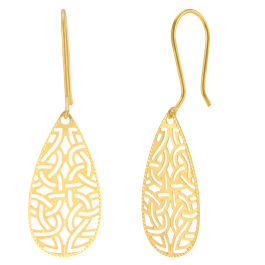 Shiny Beauty Gold Earrings