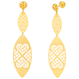 Fashion Miracle Gold Earrings
