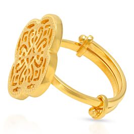 Amazing Floral Filigree Style Gold Rings