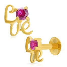 Te Amo Lovely  Gold Earring - Trinka Collection