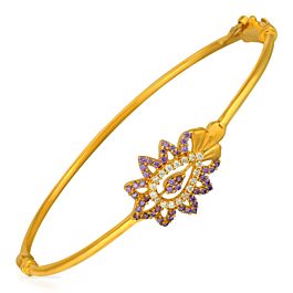 Ravishing Floral Gold Bracelet - Trinka  Collection