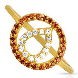 Alluring Pear Drop Gold Ring - Trinka Collection