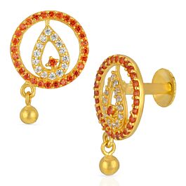 Gorgeous Dancing Drops Gold Earring - Trinka Collection