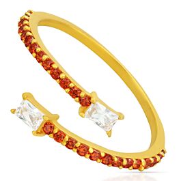 Glinting Multi Stone Gold Ring - Trinka Collection