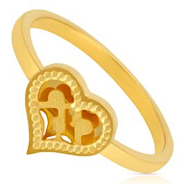 Romantic Heartin Gold Ring