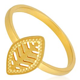 Magnificent Leaf pattern Gold Ring