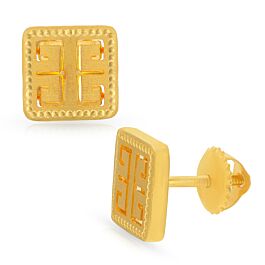 Appealing Cubic Gold Earrings