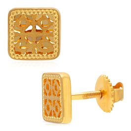 Fascinating Cubic Gold Earrings