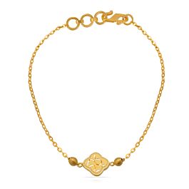 Charming Designer Beaded Gold Bracelet