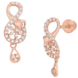 Attractive Infinite Mini Conch Gold Earrings 
