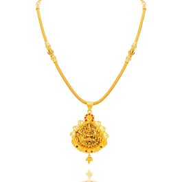 Goddess Sri Lakshmi Gold Necklaces