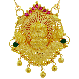 Divinity Goddess Lakshmi Gold Pendant