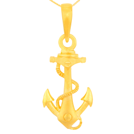 Robust Anchor Gold Pendants