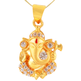 Fantastic God Ganesha Gold Pendant