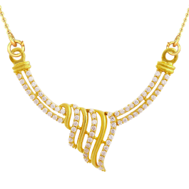 Cheerful Knot Design Gold Pendants | 17B267723